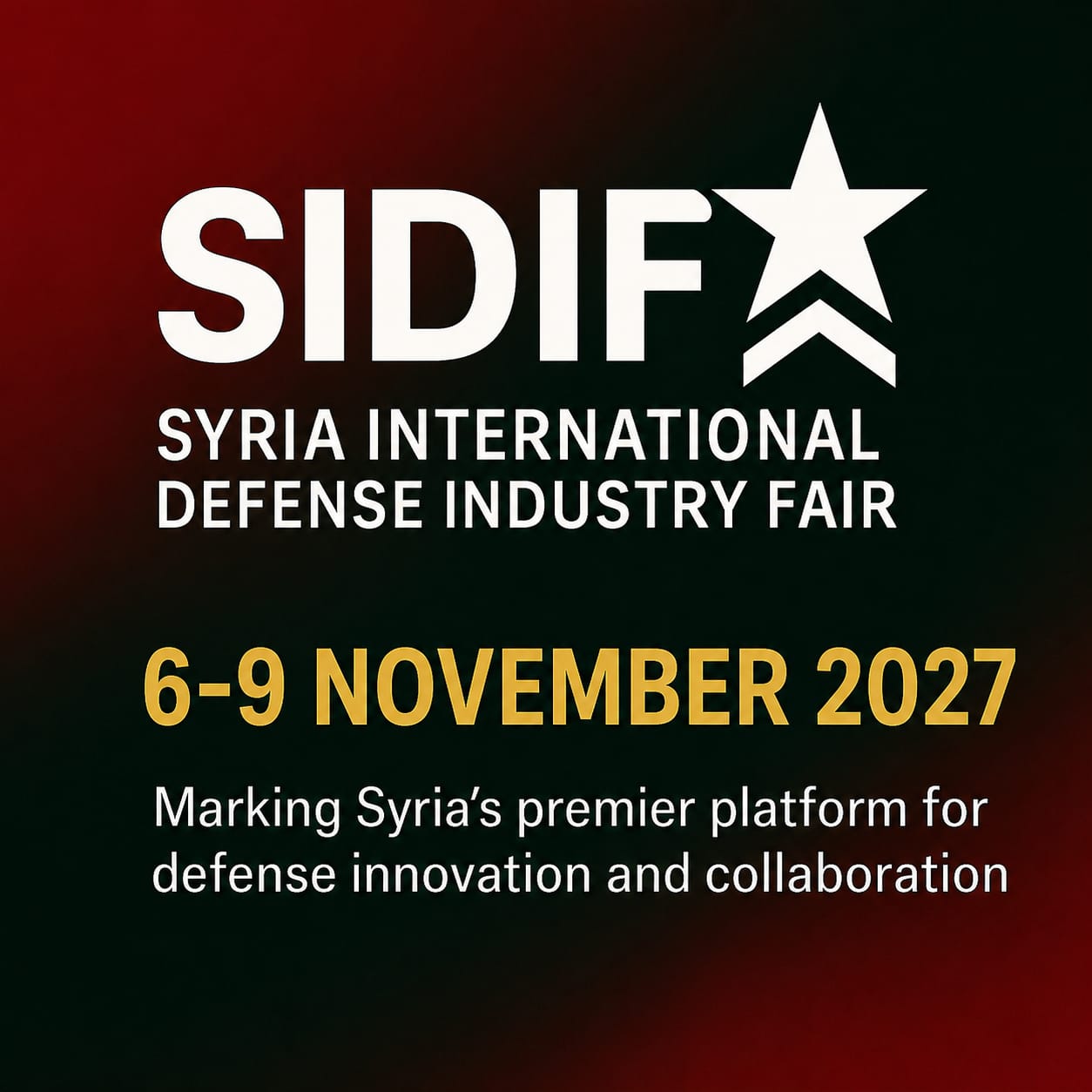 Syria International Defense Industry Fair (SIDIF)